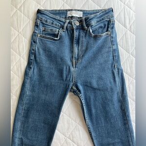 High Waisted Skinny Denim Jeans